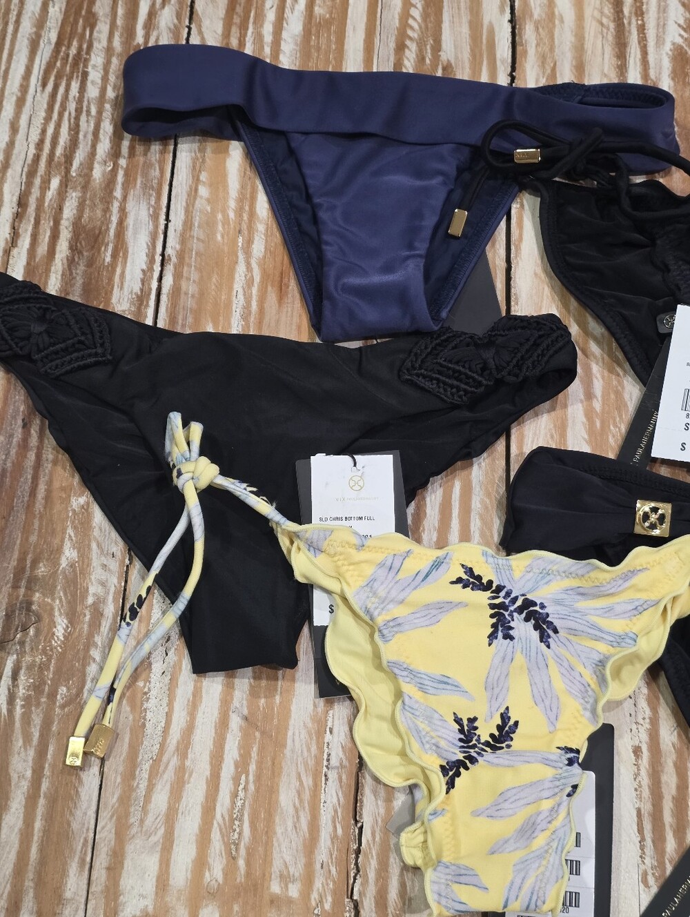 5 NWT Vix Paula Hermanny Bikini Bottom Lot XS - Picture 3 of 4